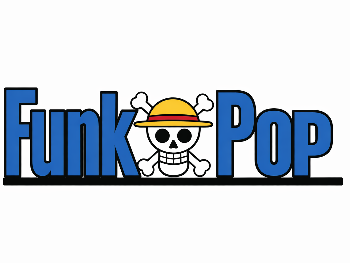 Logo Funko Pop in stile One Piece