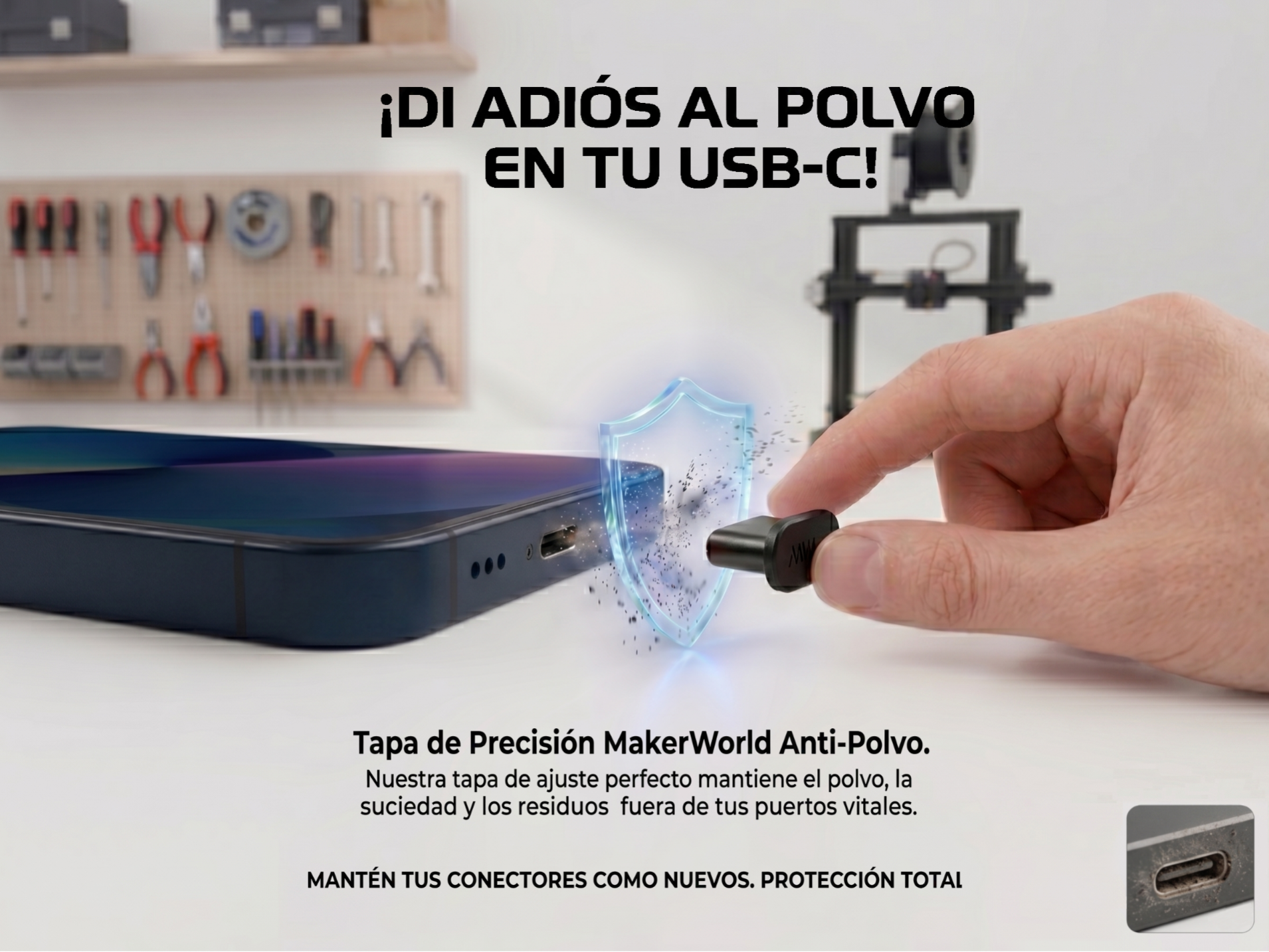 Protector de USB-C