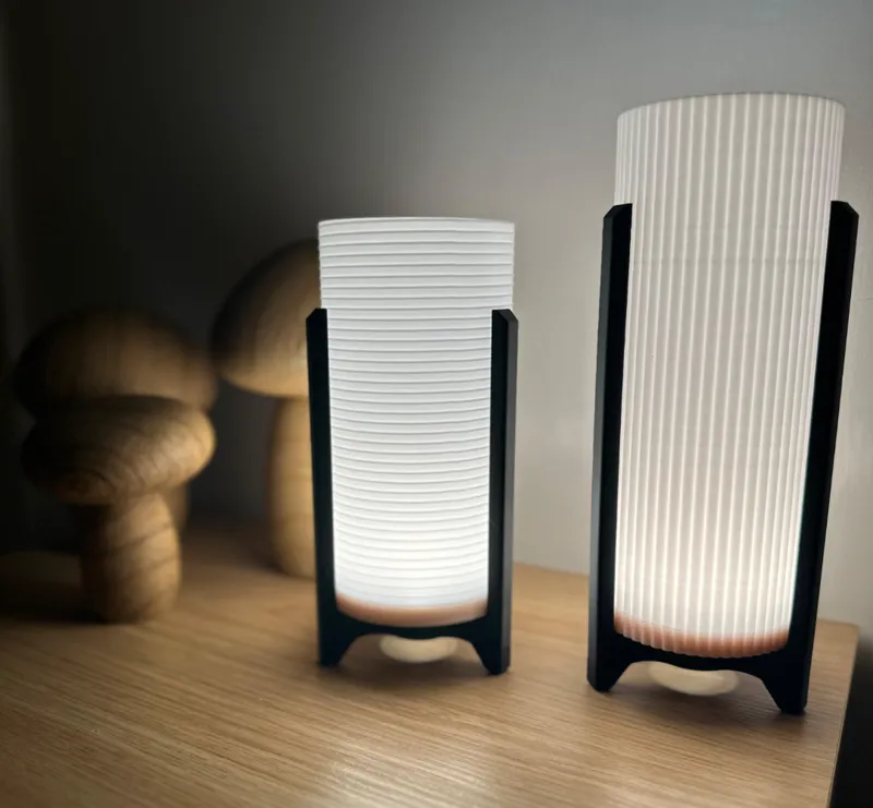 TriLamp - LED-001 Lamp (Two Sizes & Shade Styles)