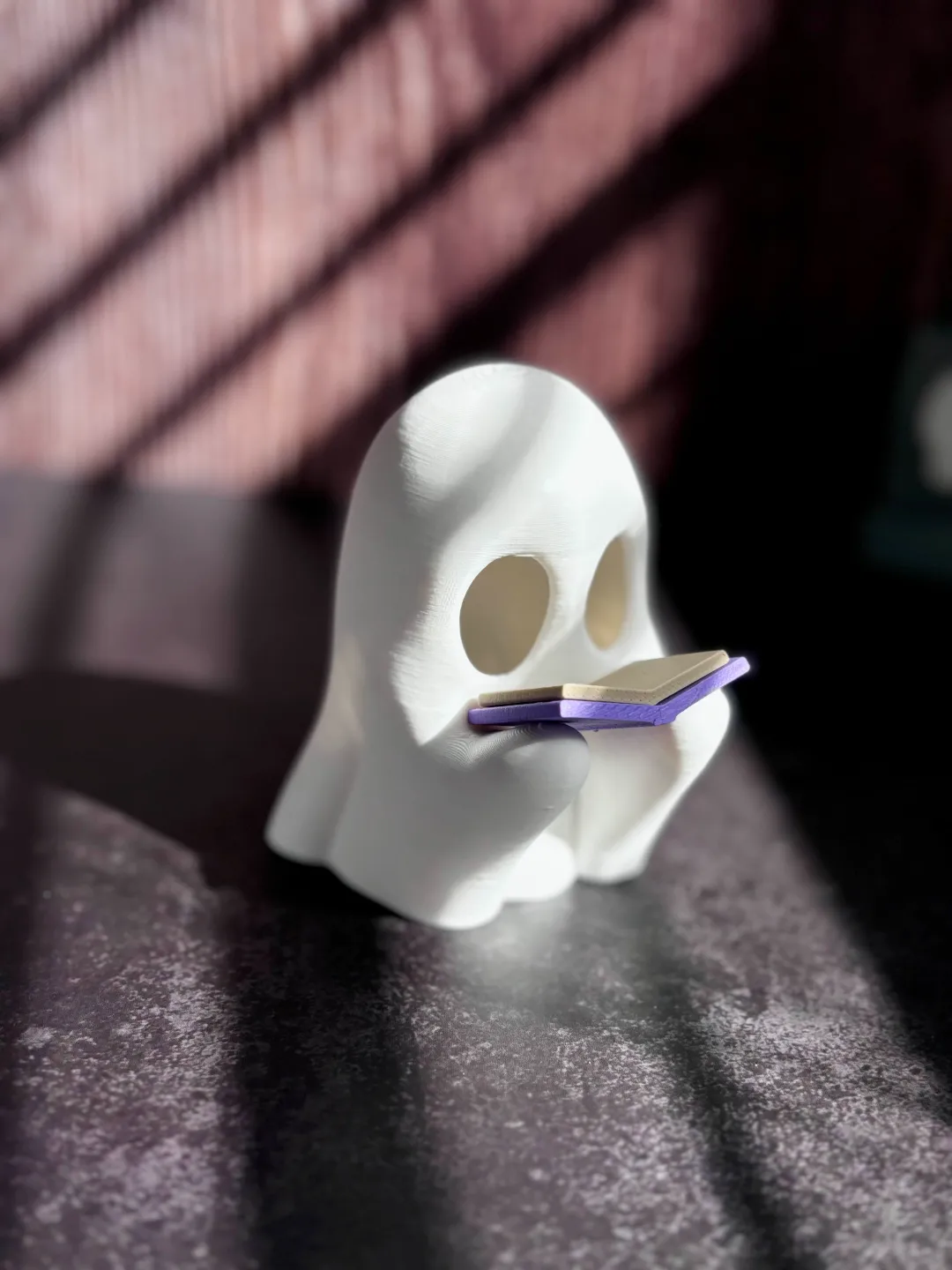 Reading Ghost Halloween Tea Light Decor view 2