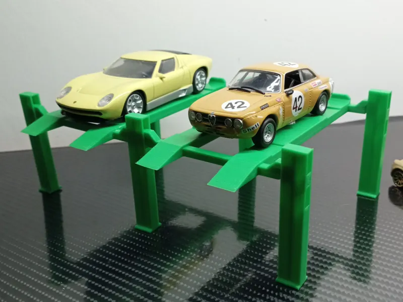 scala 1:43 ponte sollevatore auto in serie