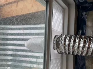 Window Vent Adapter / Filler (4" ducting)