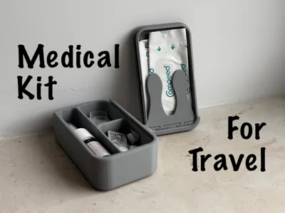 Pill and Medicine Travel Box