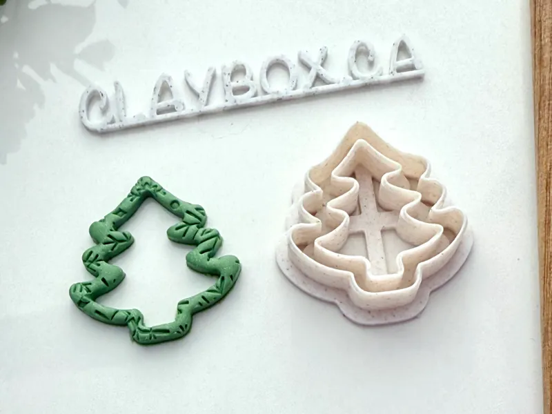 Christmas Tree Polymer Clay Cutters