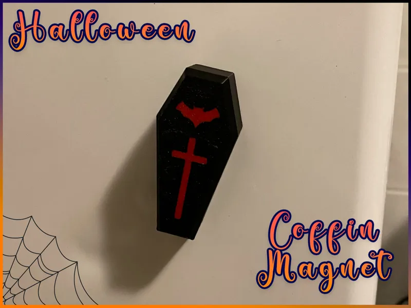 [Halloween] Coffin magnet