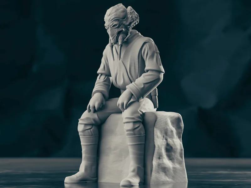 Plo Koon - Contemplation Statue