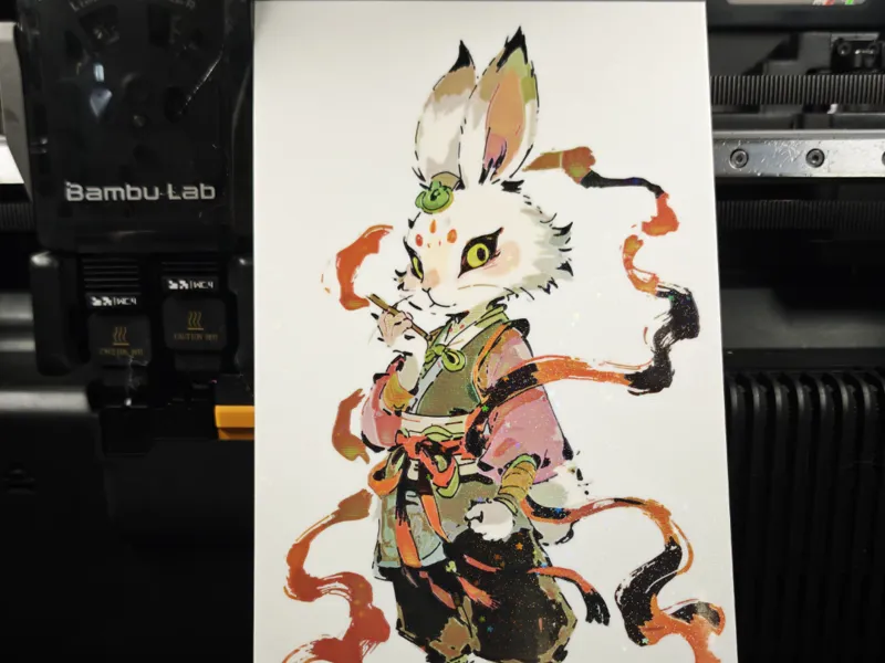 【Lumina2.0】打印画-国风兔子君