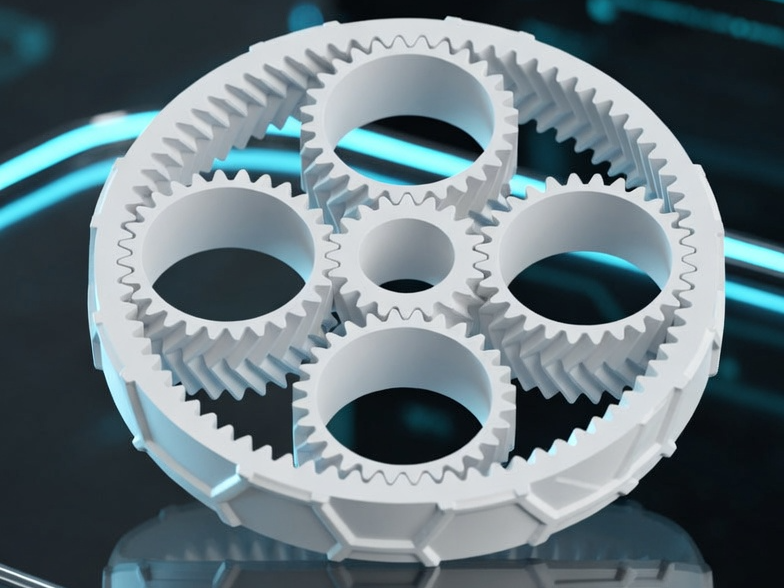 Honeycomb Planetary Gear Fidget Spinner