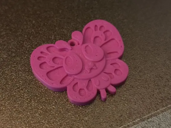Butterfree pokémon keychain 