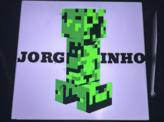 Minecraft Lightbox Creeper (custom name)