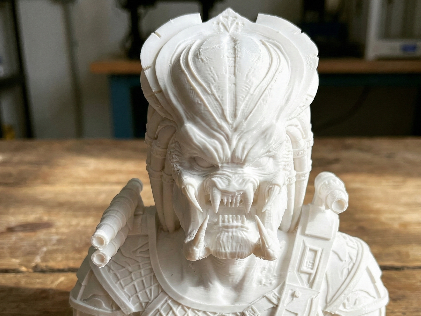 Predator Bust 3D Print Model 110