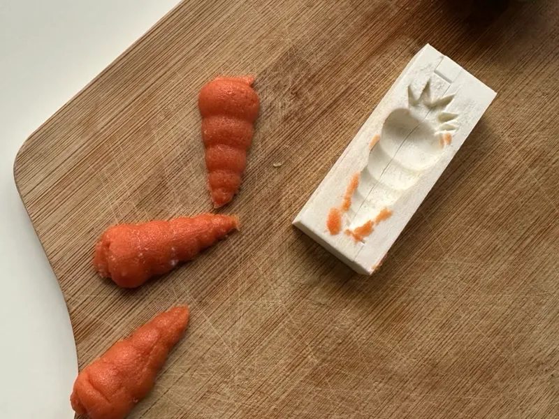 Marzipan Möhren Form