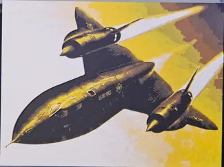 SR-71 Blackbird Hueforge