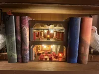 Scaled Down - Full Gryffindor Tower Book Nook