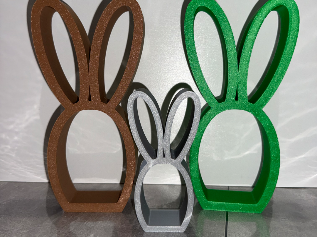 Minimalistisches Osterei mit Ohren / easter deco