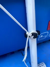25mm clamp for fixing the cover to a removable pool