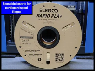 Reusable inserts for cardboard spool Elegoo