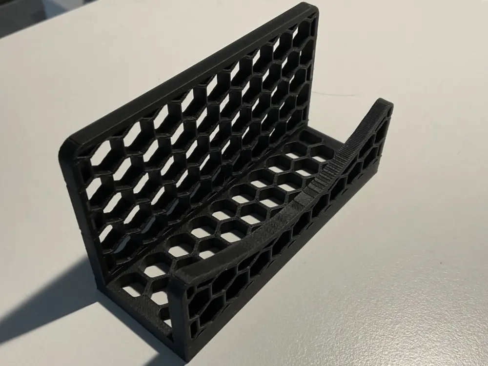 Mac Mini M2 vertical stand honeycomb - Free 3D Print Model - MakerWorld