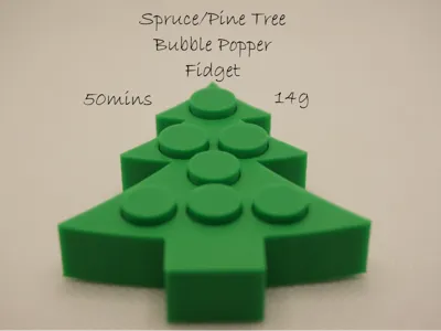 Spruce/Pine Tree Bubble Popper Fidget