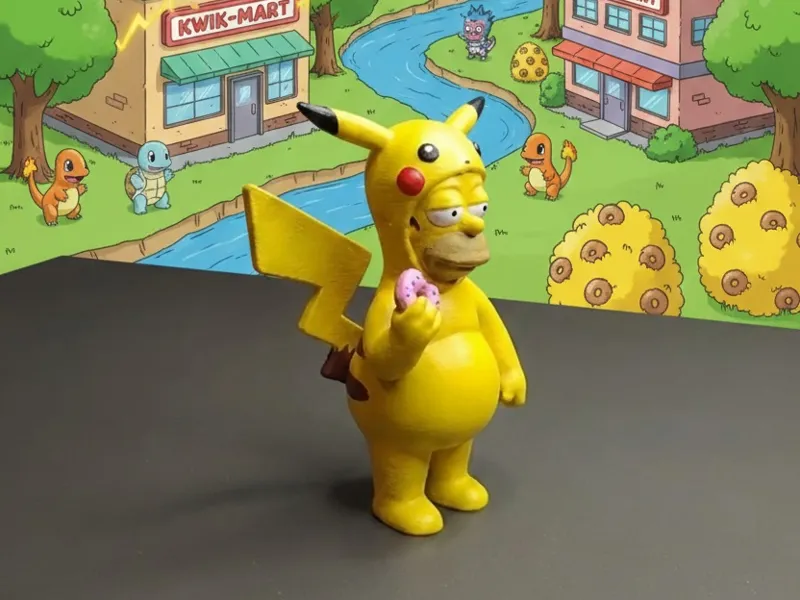 Homerchu – Das Mashup Homer Simpson - Pikachu