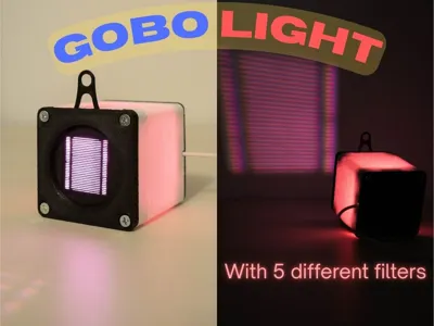 LED Gobo Spotlight With 5 Filters (MH-001)