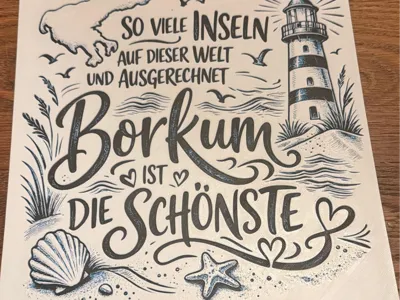 Door Sign Borkum