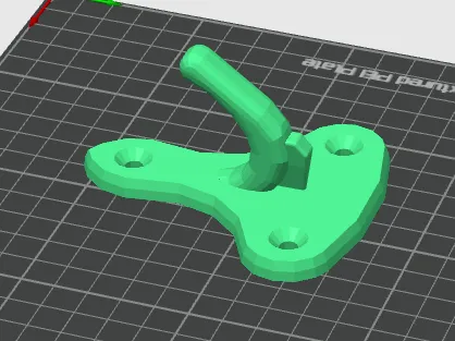 TRI MOUNT Heavy duty coat hook