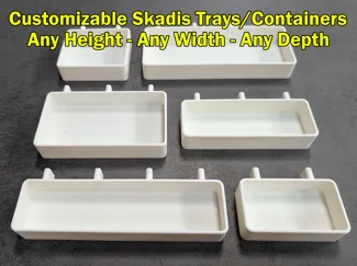 Customizable Ikea Skadis Tray/Container