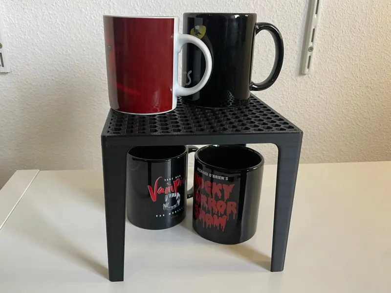 Schrankregal - Organizer v2 (Druckbar mit A1 Mini)