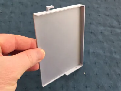 Motorised Persilux double roller blind end caps