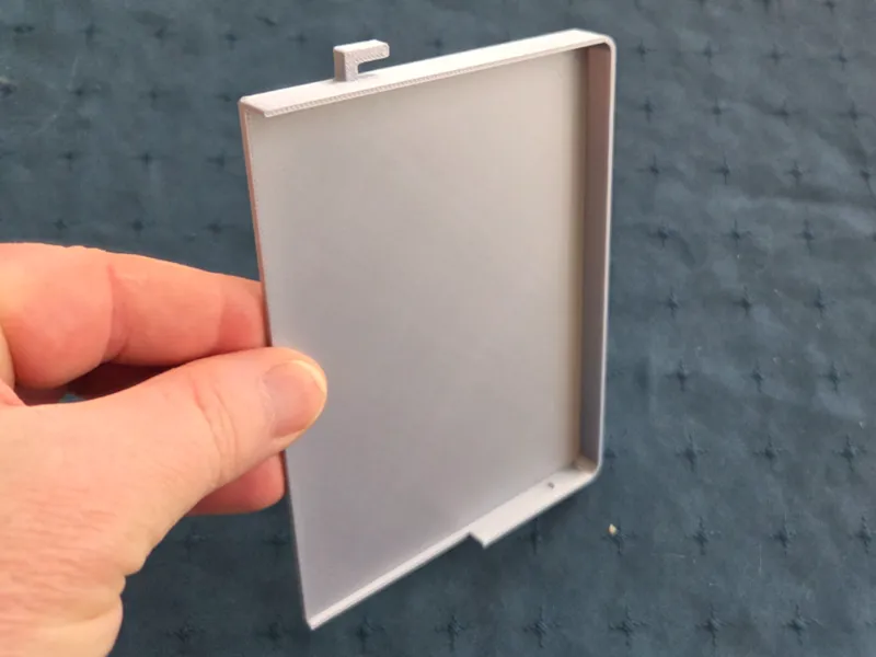 Motorised Persilux double roller blind end caps