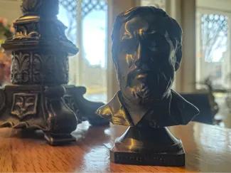 Silk PLA Bust of Congressman Thomas Massie