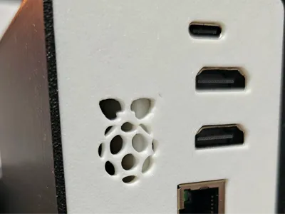 Raspberry Pi 5 3D Print case - modified backplate