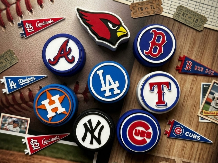 Baseball MLB Team Fidget Clickers