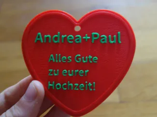 Herz für die Hochzeit