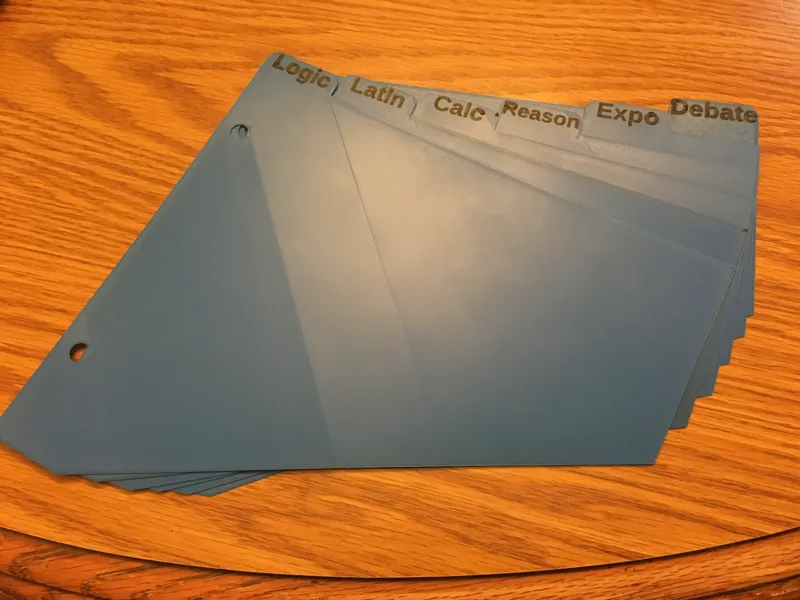 Binder Tabs (customizable)