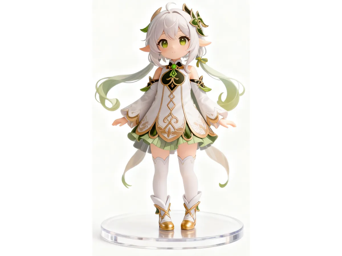 Dendro Rchon Genshin Impact Nahida Lesser Lord Kusanali Multi-Color Printing ...