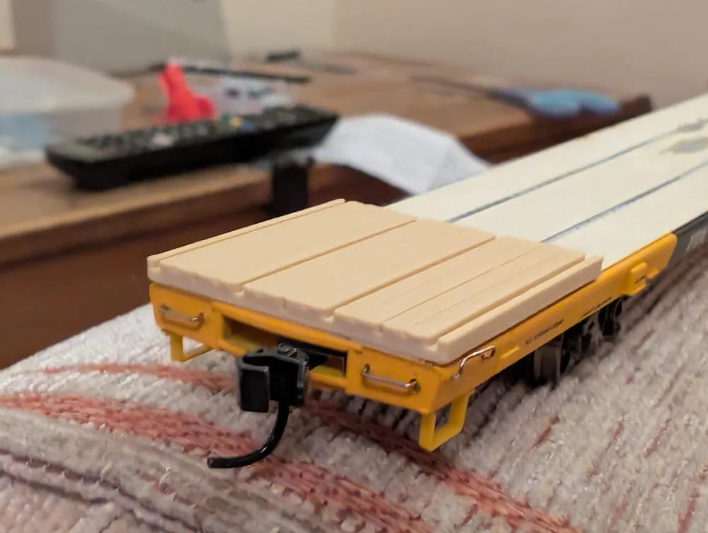 ITTX Vehicle loading deck for Walthers 89' Flatcar - Free 3D Print ...