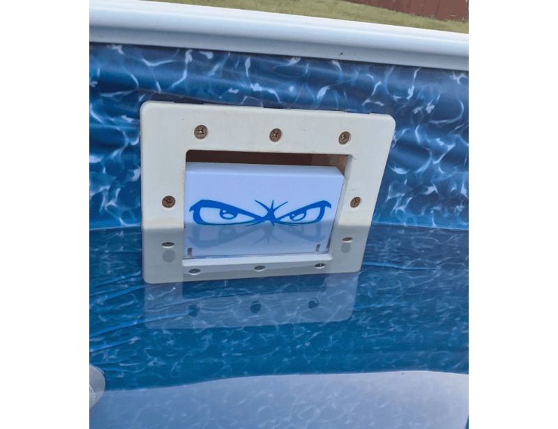 Set 9x Skimmer Weir Flaps with Fun Designs, pool