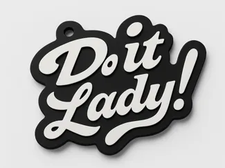 Chit Do It Lady KeyChain