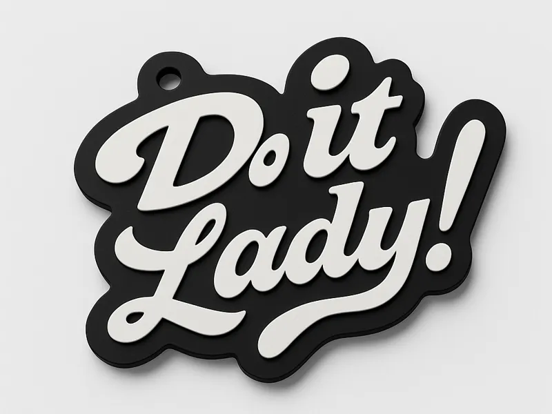Chit Do It Lady KeyChain