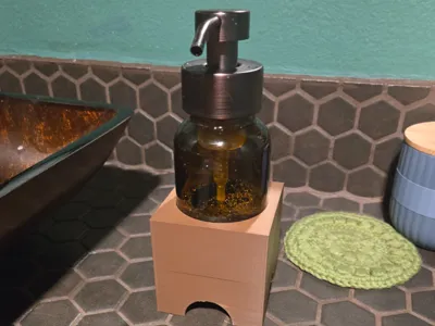Basic soap bottle stand