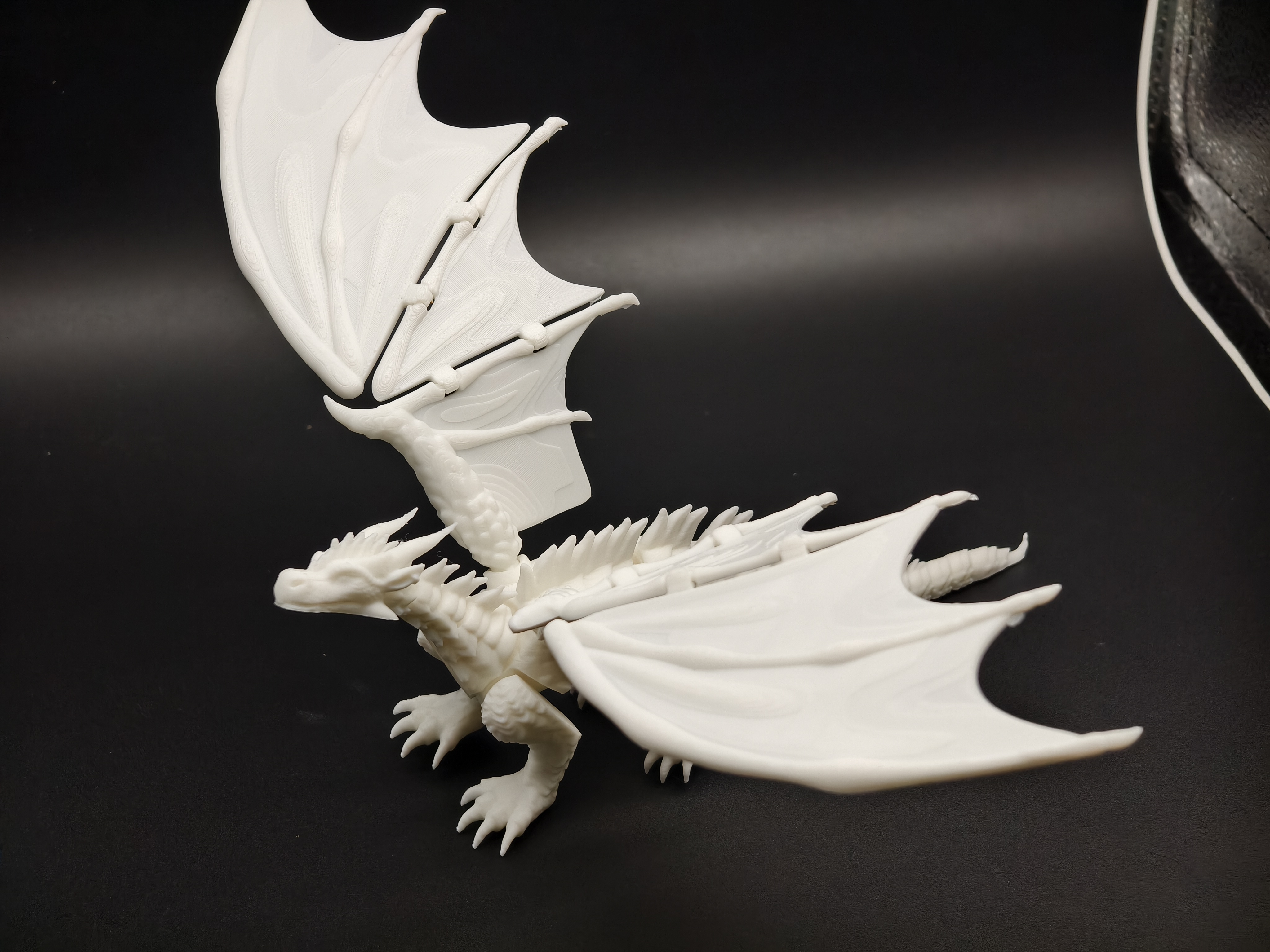 Miniatura 2 do modelo 3D 夜翼沙翼混血飞龙，无需支撑