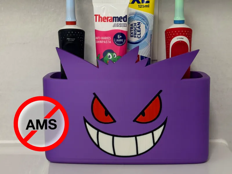Toothbrush / Pencil Holder Pokemon Gengar - NO AMS
