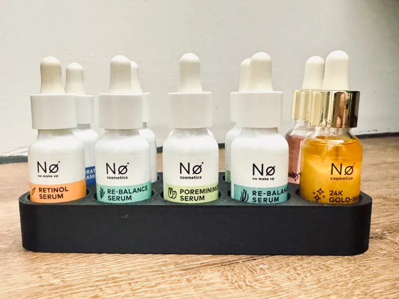 Nø cosmetics serum bottle holder 