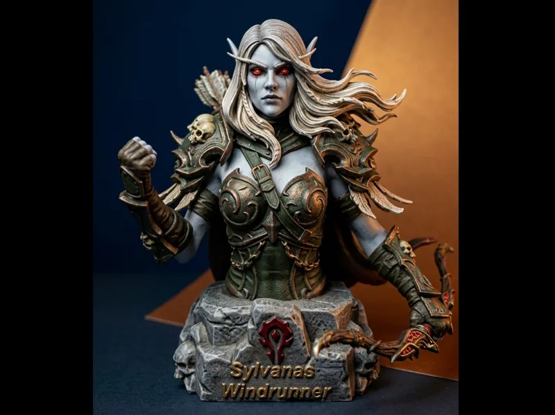 World of Warcraft - Sylvanas Windrunner Bust