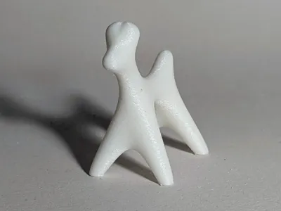 Simple Dog Sculpture