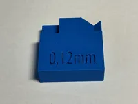 Schichtdickenmuster 0,12mm