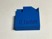 Schichtdickenmuster 0,16mm