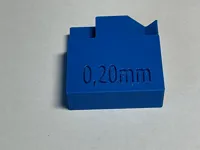 Schichtdickenmuster 0,20mm